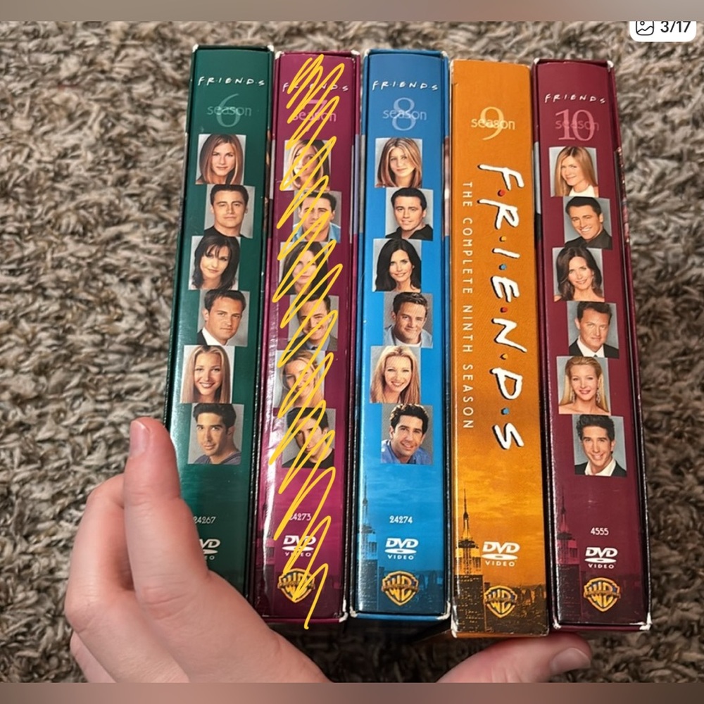 Friends seasons 1-6, 8-10 DVD’s EUC - Picture 3 of 17